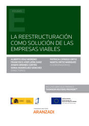 Portada de La reestructuración como solución de las empresas viables (Papel + e-book)