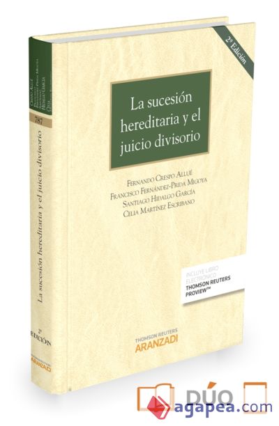 La sucesión hereditaria y el juicio divisorio (Papel + e-book)