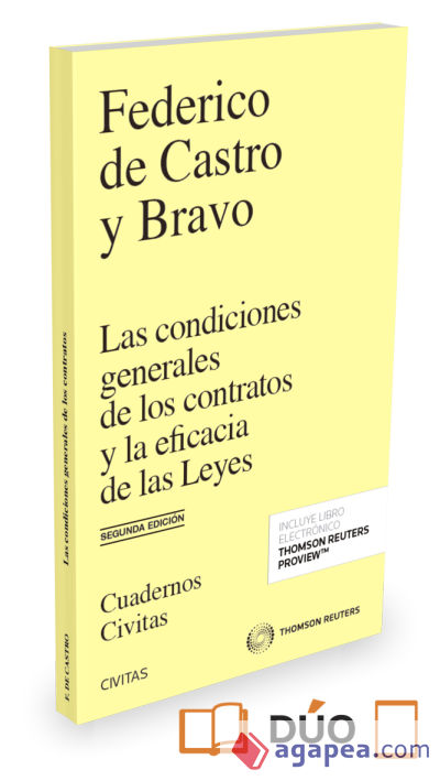 Las condiciones generales de los contratos y la eficacia de las Leyes ( Papel + e-book )