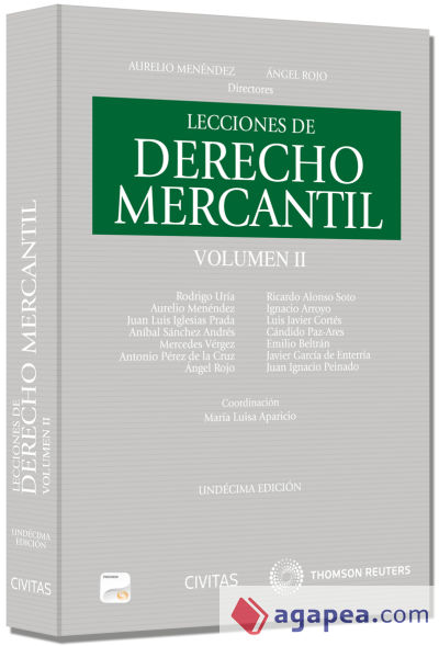 Lecciones de Derecho Mercantil Volumen II