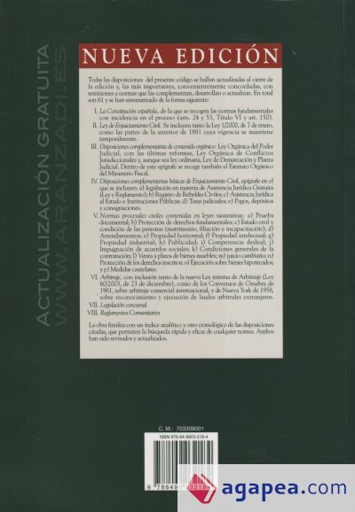 Ley de enjuiciamiento civil y otras normas procesales Ley de enjuiciamiento civil y otras normas procesales