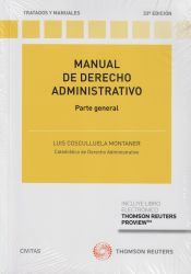 Portada de Manual de derecho administrativo. Parte general (Papel + e-book)