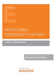 Portada de Miscel?nea. Sociedad y Cultura