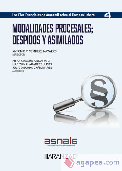 Modalidades procesales; Despidos y asimilados (Los diez esenciales, serie proceso laboral. Núm. 4. ASNALA)