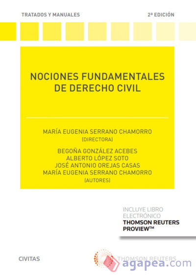 Nociones fundamentales de Derecho Civil (Papel + e-book)