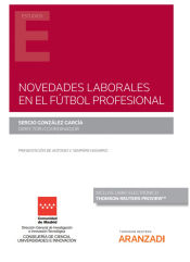 Portada de Novedades laborales en el fútbol profesional (Papel + e-book)