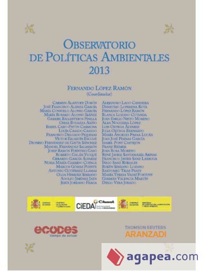 Observatorio de Políticas Ambientales 2013