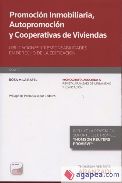 Promoción inmobiliaria, autopromoción y cooperativas de viviendas