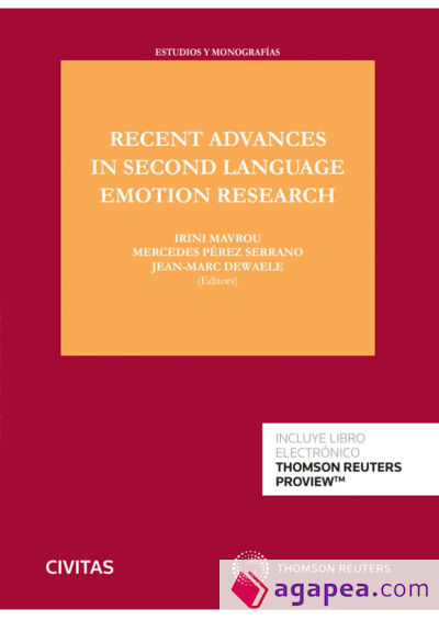 Recent advances in second language emotion research (Papel + e-book)