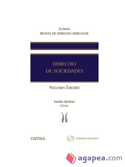 Summa Revista de Derecho Mercantil. Vol. III, Derecho de Sociedades