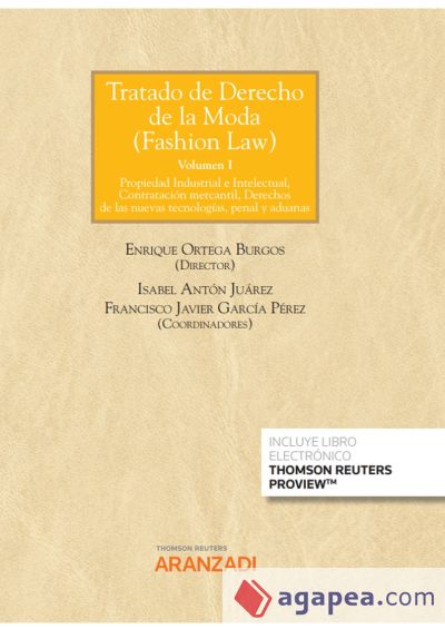 Tratado de derecho de la moda (Fashion law)