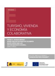 Portada de Turismo, vivienda y economía colaborativa (Papel + e-book)