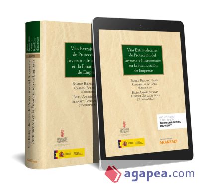 Vías extrajudiciales de protección del inversor e instrumentos en la financiación de empresas (Papel + e-book)