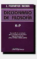 Portada de Diccionario de filosofia Vol. 3: K-P