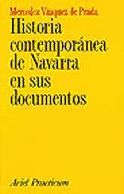 Portada de Historia contemporánea de Navarra en sus documentos