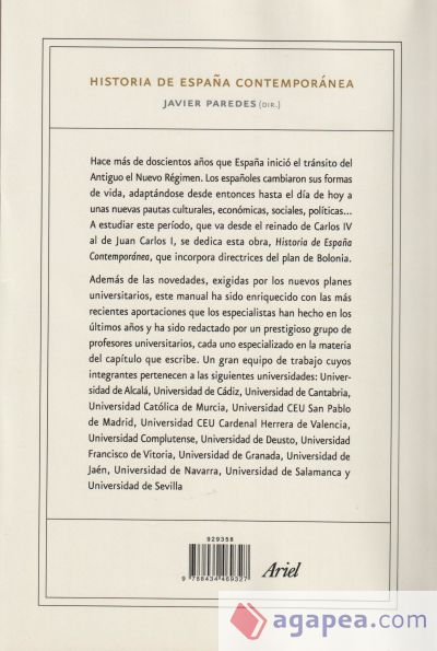 Historia de España contemporánea