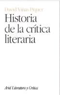 Portada de Historia de la crítica literaria