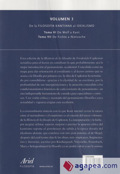 Historia de la filosofía III