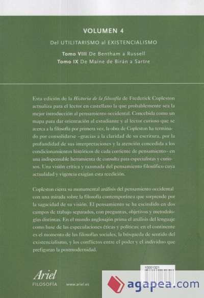 Historia de la filosofía IV