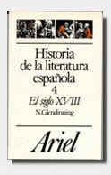 Portada de Historia de la literatura espa&ntilde;ola, 4. El siglo XVIII