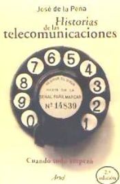 Portada de Historias de las telecomunicaciones