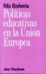 Portada de POLITICAS EDUCATIVAS UNION EUROPEA