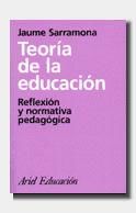 Portada de Teoría de la educación