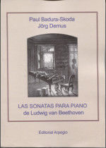 Portada de Las sonatas para piano de Ludwing van Beethoven