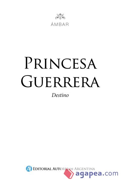 La princesa guerrera (Ebook)