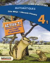 Portada de Matemàtiques 4º Primària. Llibre d'activitats