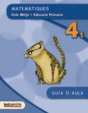 Portada de Matemàtiques 4t CM. Guia d ' aula (ed. 2015)