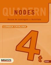 Portada de Nodes. Llengua catalana. ESO 4. Quadern de treball