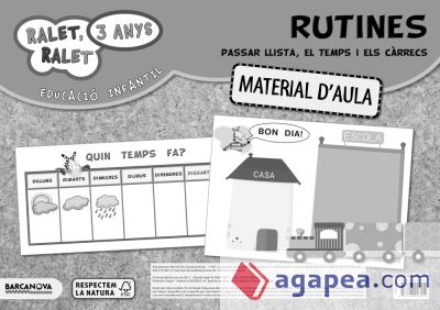 Ralet, ralet. Rutines P3. Material d ' aula