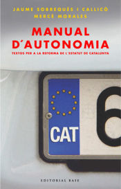 Portada de Manual d'Autonomia: Textos per a la reforma de l'Estatut de Catalunya