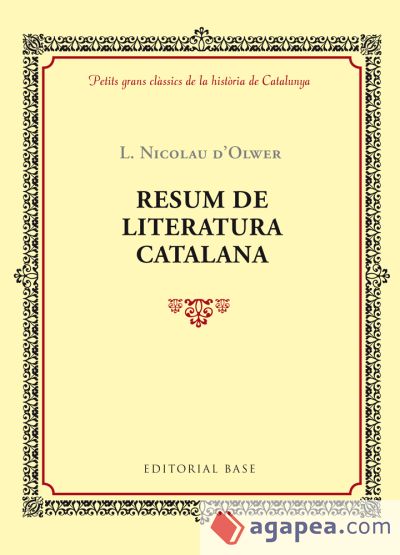 Resum De La Literatura Catalana