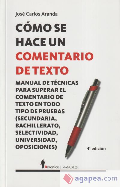 Cómo se hace un comentario de texto