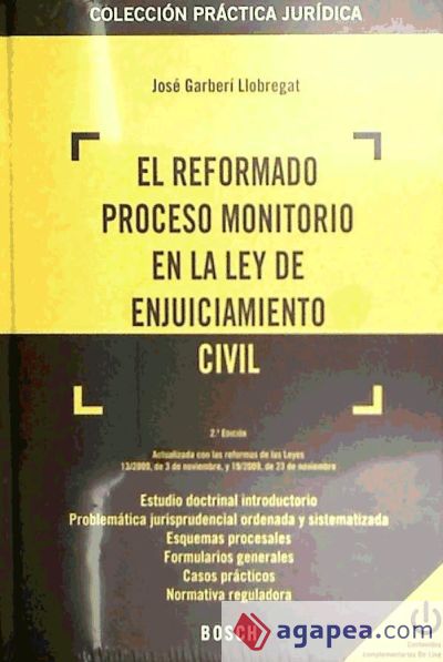El reformado proceso Monitorio en la Ley de Enjuiciamiento Civil