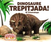 Portada de Dinosaure Trepitjada! El Triceratops