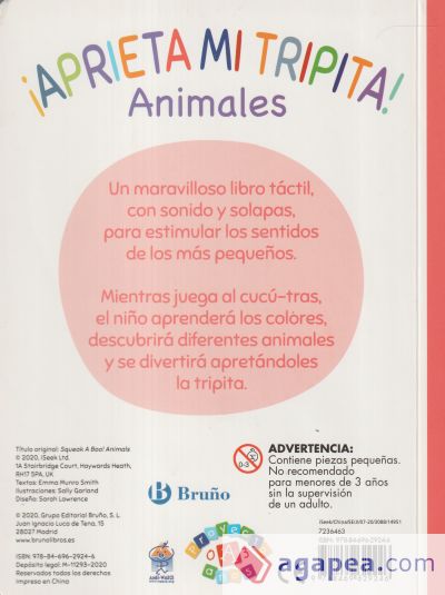 ¡Aprieta mi tripita! Animales