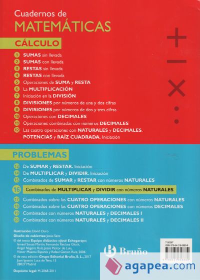 16 Problemas combinados de multiplicar y dividir con naturales