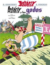 Portada de Astérix y los godos (edición en asturiano)
