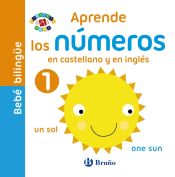 Portada de Bebé bilingüe. Aprende los números en castellano y en inglés