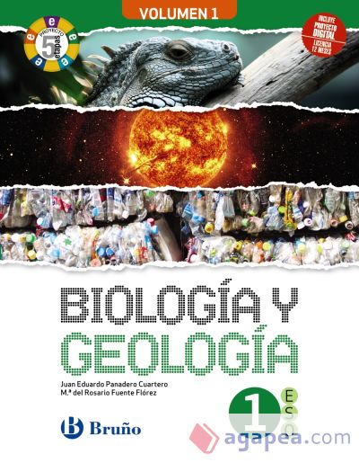 Biología y Geología 1 ESO 3 volúmenes Proyecto 5 etapas
