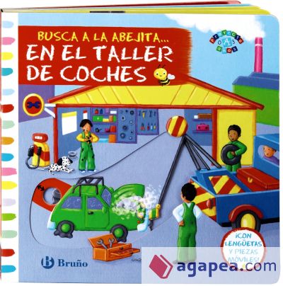 Busca a la abejita... En el taller de coches