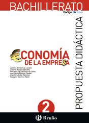 Portada de Código Bruño Economía de la Empresa 2 Bachillerato Propuesta didáctica