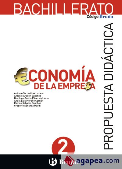 Código Bruño Economía de la Empresa 2 Bachillerato Propuesta didáctica