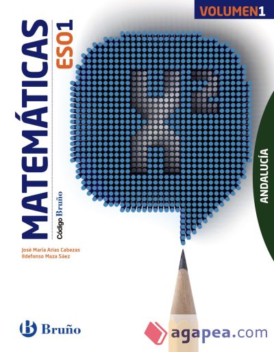 Código Bruño Matemáticas 1 ESO Andalucía - 3 volúmenes