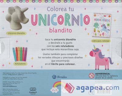 Colorea tu unicornio blandito