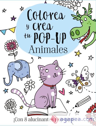 Colorea y crea tu Pop-up. Animales