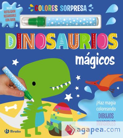 Colores sorpresa. Dinosaurios mágicos